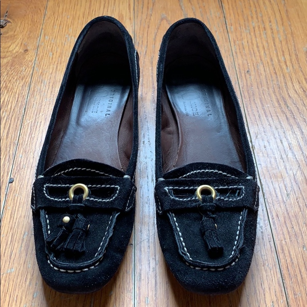 Car Shoe by Prada suede driving loafers